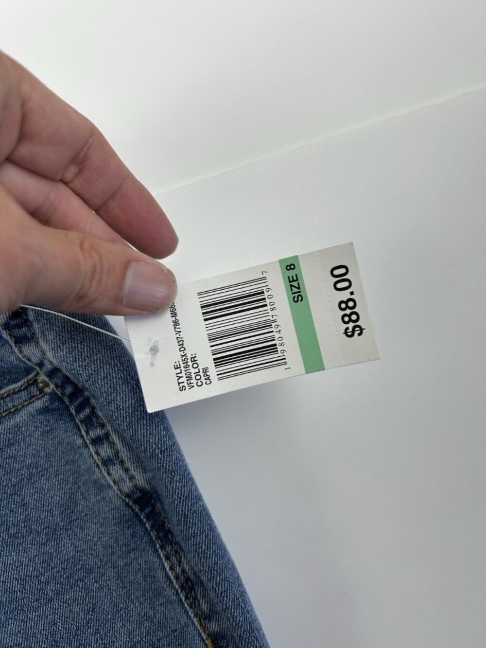 Curve Appeal High Rise Wide Leg  Jeans 8/29 Color Capri - Picture 8 of 12